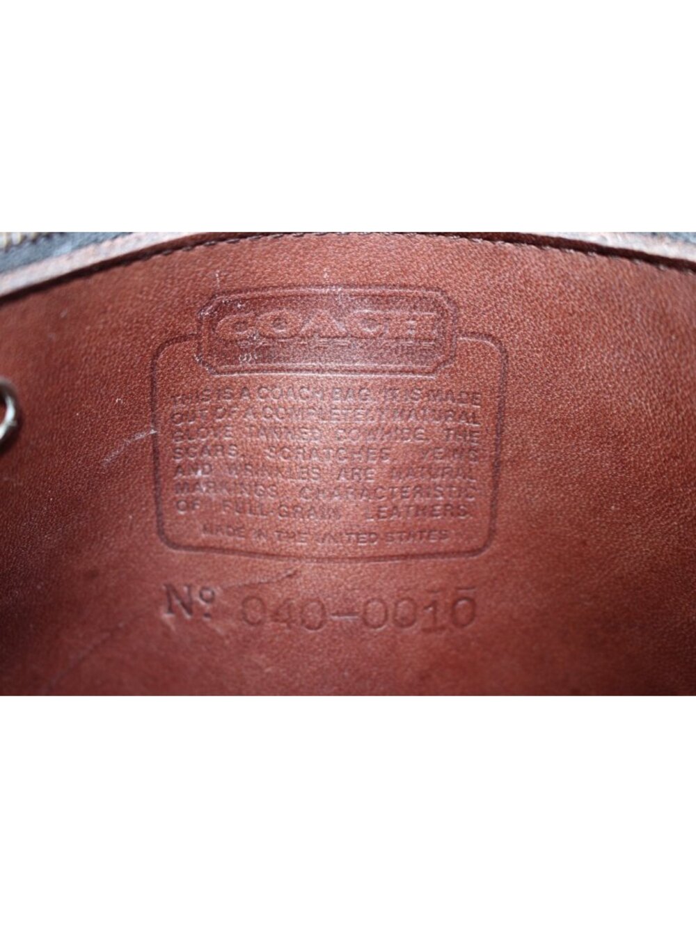 Coach Vintage - Plaza Bag 9860 in Mahogany, Pre-1994, USA - Picture 5 of 15